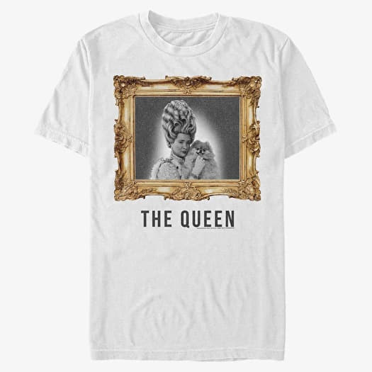 Tričko Merch Netflix Bridgerton - The Queen Unisex T-Shirt White