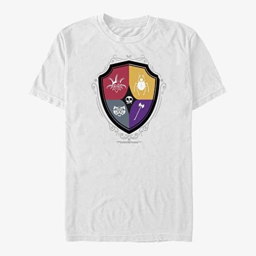 T-shirt Merch MGM Wednesday - Wednesday Crest Unisex T-Shirt White