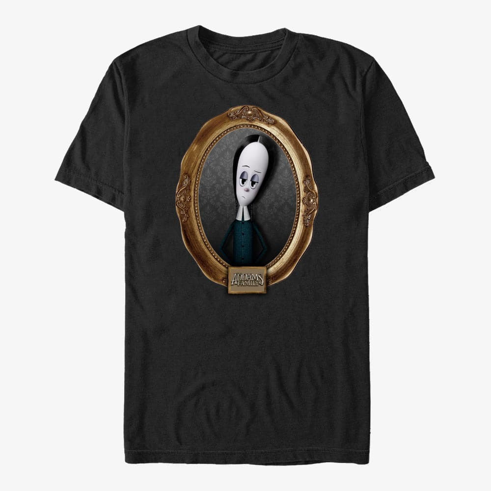 T-shirts Merch MGM The Addams Family - Wed Portrait Unisex T-Shirt Black