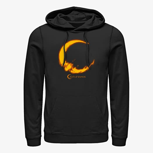 Sweatshirt Merch Netflix Castlevania - Moon Glow Unisex Hoodie Black