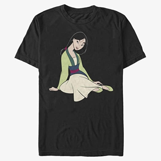 T-shirt Merch Pixar Mulan - Large Format Mulan Unisex T-Shirt Black