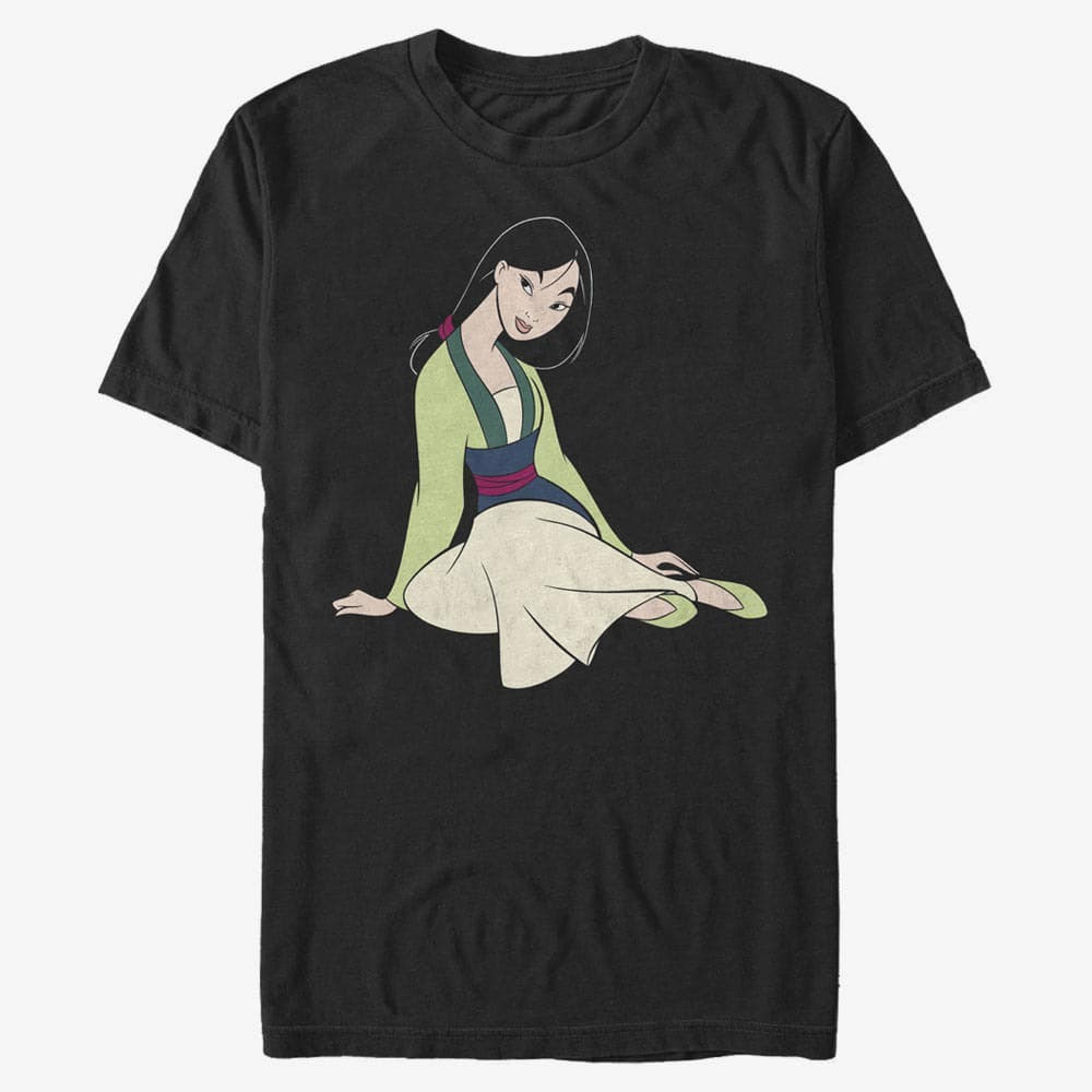 T-shirts Merch Pixar Mulan - Large Format Mulan Unisex T-Shirt Black