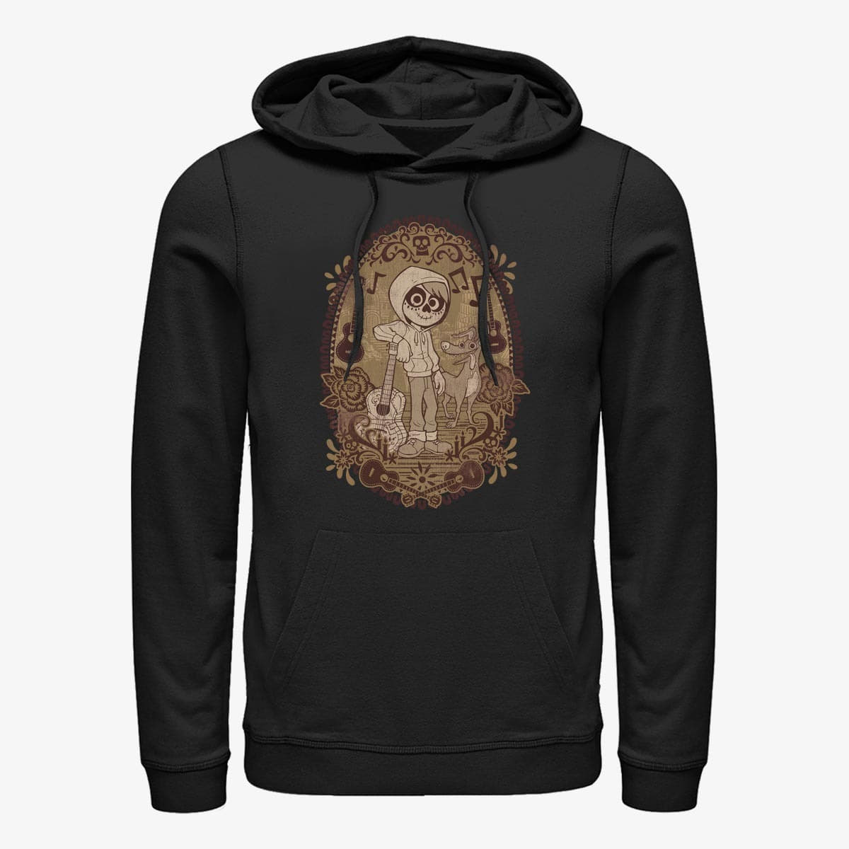Hoodies and sweatshirts  Merch Pixar Coco - Miguel Tone Unisex Hoodie Black