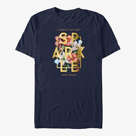 Tričko Merch Netflix Bridgerton - Sparkle From Within Unisex T-Shirt Navy Blue