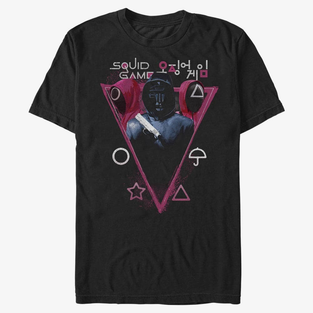 Magliette Merch Netflix Squid Game - Gamemaster Unisex T-Shirt Black