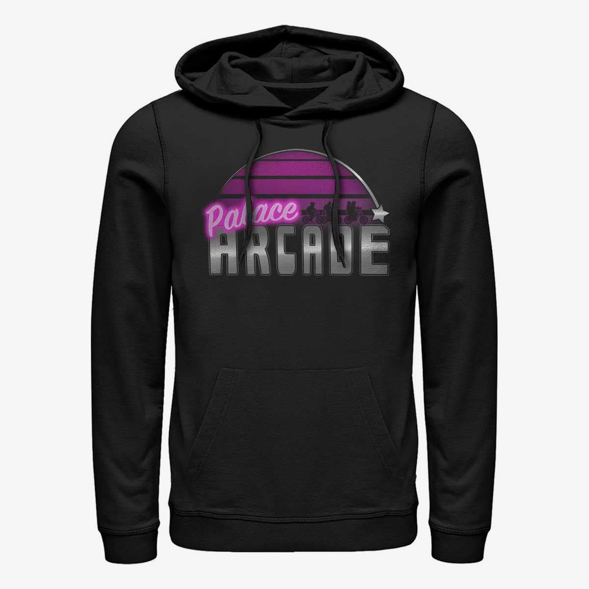 Hoodies and sweatshirts  Merch Netflix Stranger Things - Retro Arcade Unisex Hoodie Black
