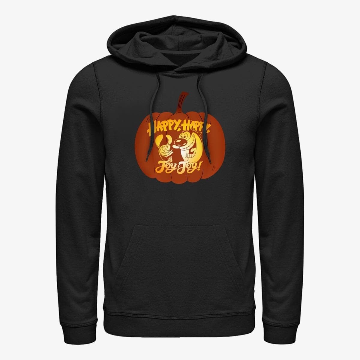 Hoodies and sweatshirts  Merch Paramount The Ren & Stimpy Show - Ren and Stimpy Pumpkin Unisex Hoodie Black