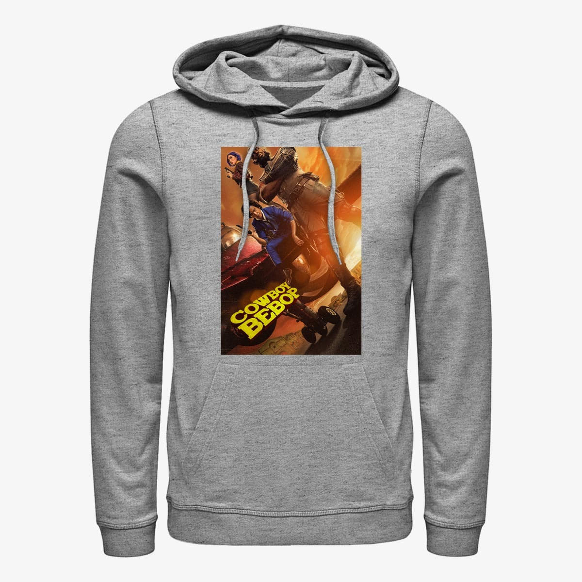 Hoodies and sweatshirts  Merch Netflix Cowboy Bebop - Cowboy Bebop Crew Unisex Hoodie Heather Grey