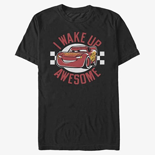 Tricou Merch Pixar Cars 3 - Wake Up Awesome Unisex T-Shirt Black