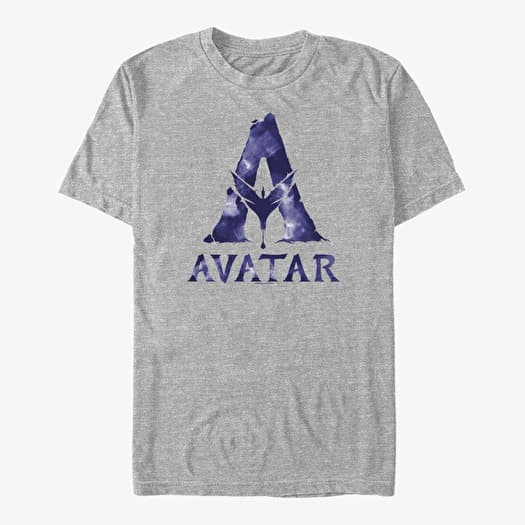 T-shirt Merch Twentieth Century Fox Avatar 1 - Avatar A Logo Unisex T-Shirt Heather Grey