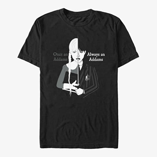 Camiseta Merch MGM Wednesday - Always an Addams Unisex T-Shirt Black