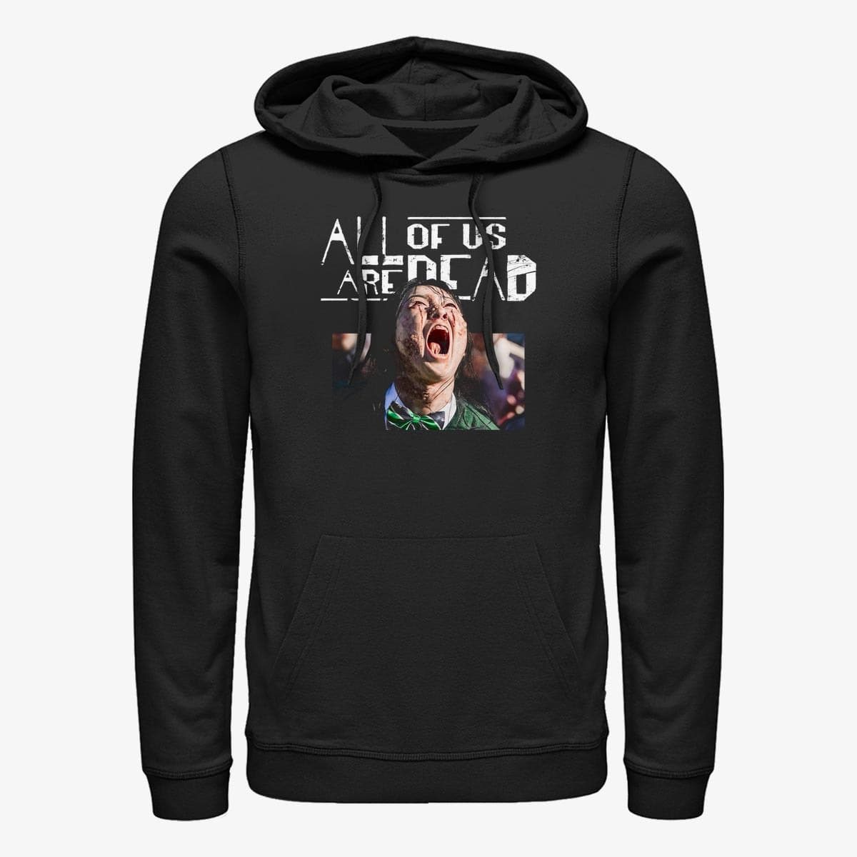 Hoodies and sweatshirts  Merch Netflix All Of Us Are Dead - Title Pop Unisex Hoodie Black