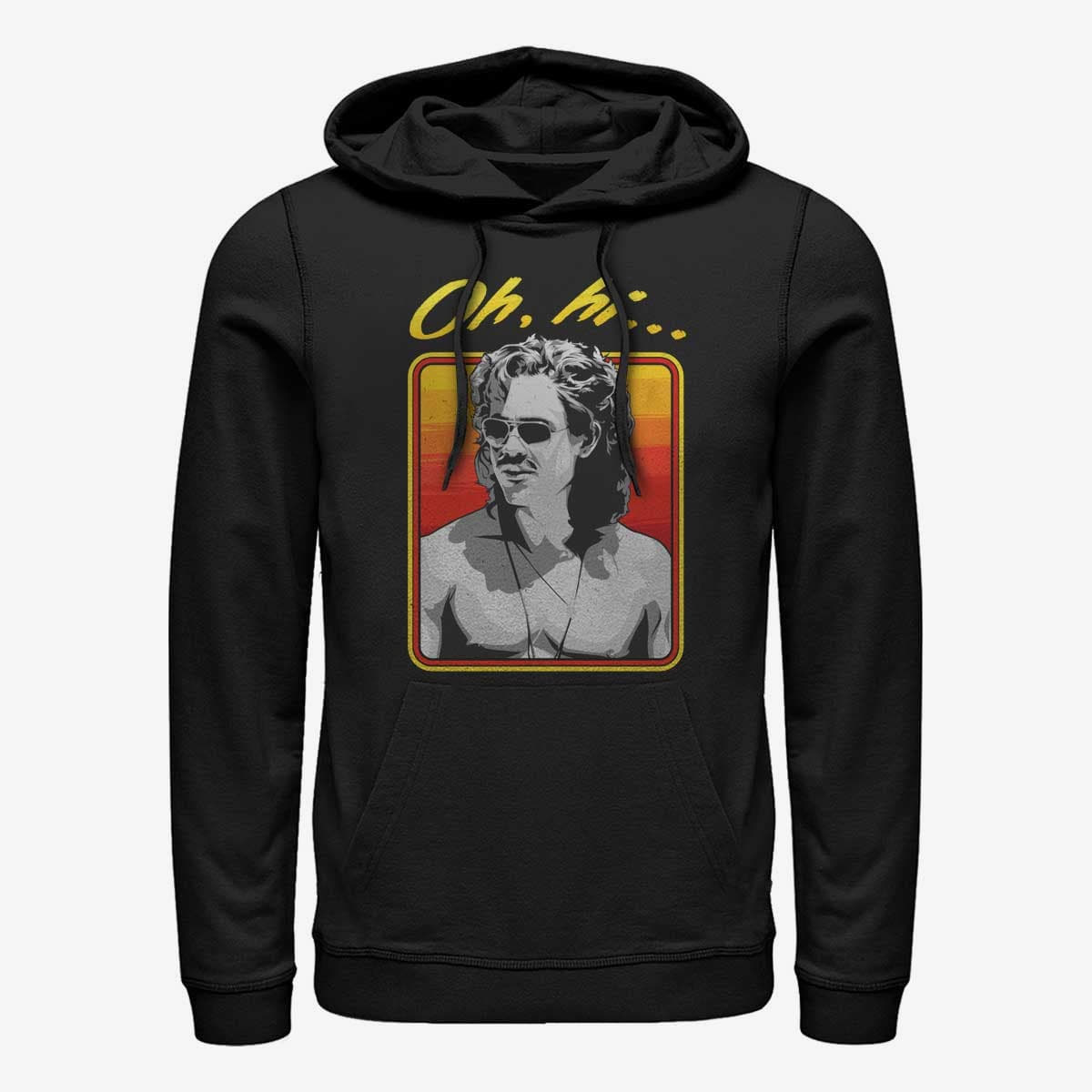 Hoodies and sweatshirts  Merch Netflix Stranger Things - Hot Guy Unisex Hoodie Black