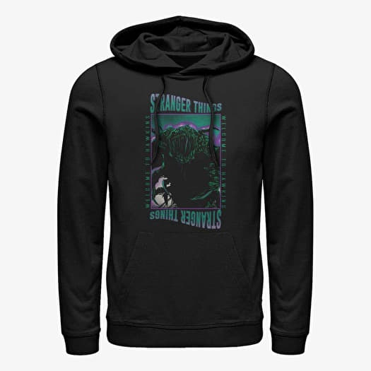 Mikina Merch Netflix Stranger Things - Monster Things Unisex Hoodie Black