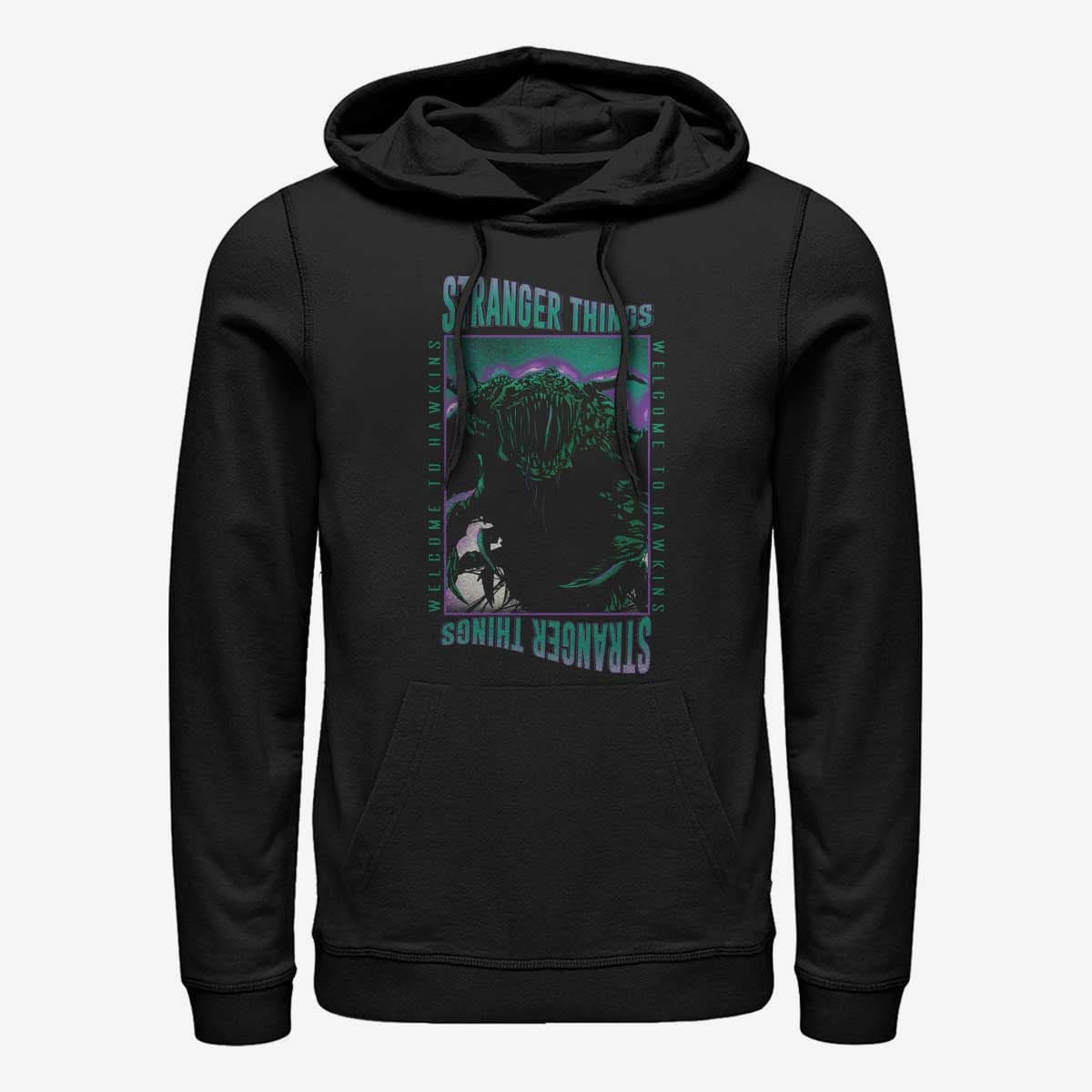Hoodies and sweatshirts  Merch Netflix Stranger Things - Monster Things Unisex Hoodie Black