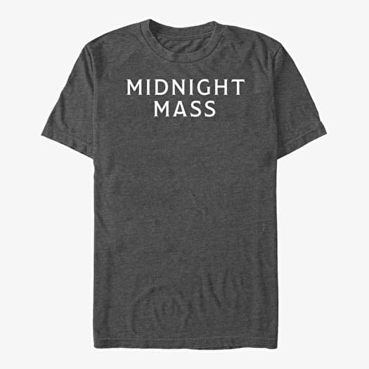 T-shirt Merch Netflix Midnight Mass - STACKED LOGO Unisex T-Shirt Dark Heather Grey