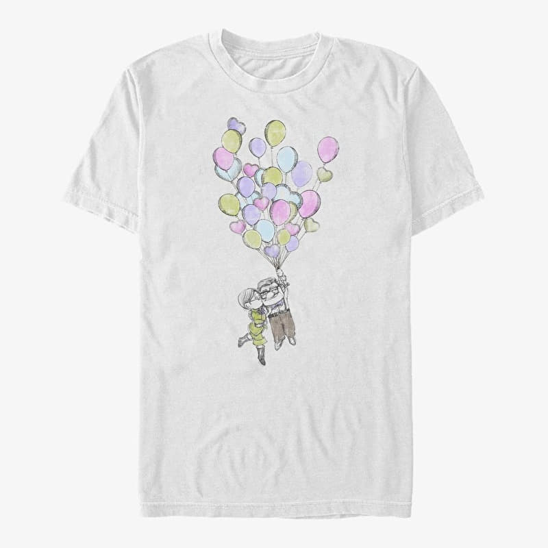 T-särk Merch Pixar Up - Love Is In The Air Unisex T-Shirt White