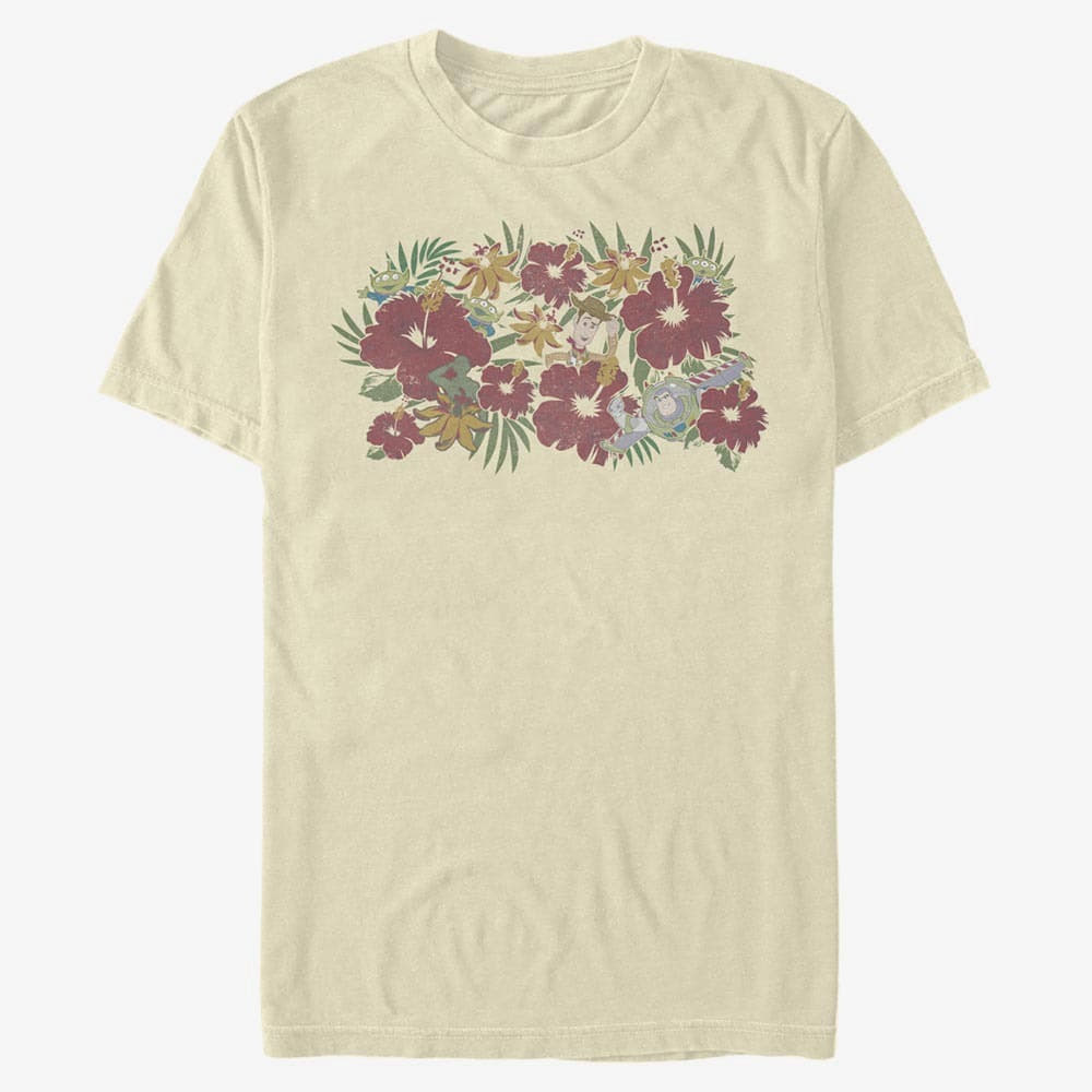 T-shirts Merch Pixar Toy Story - Toy Flowers Unisex T-Shirt Natural