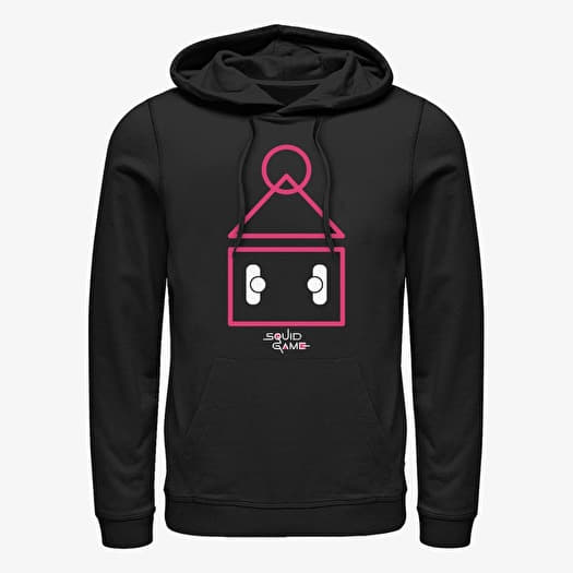 Sweatshirt Merch Netflix Squid Game - Squid Icon Unisex Hoodie Black
