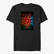 Merch Netflix Stranger Things - S4 Main Poster Unisex T-Shirt Black