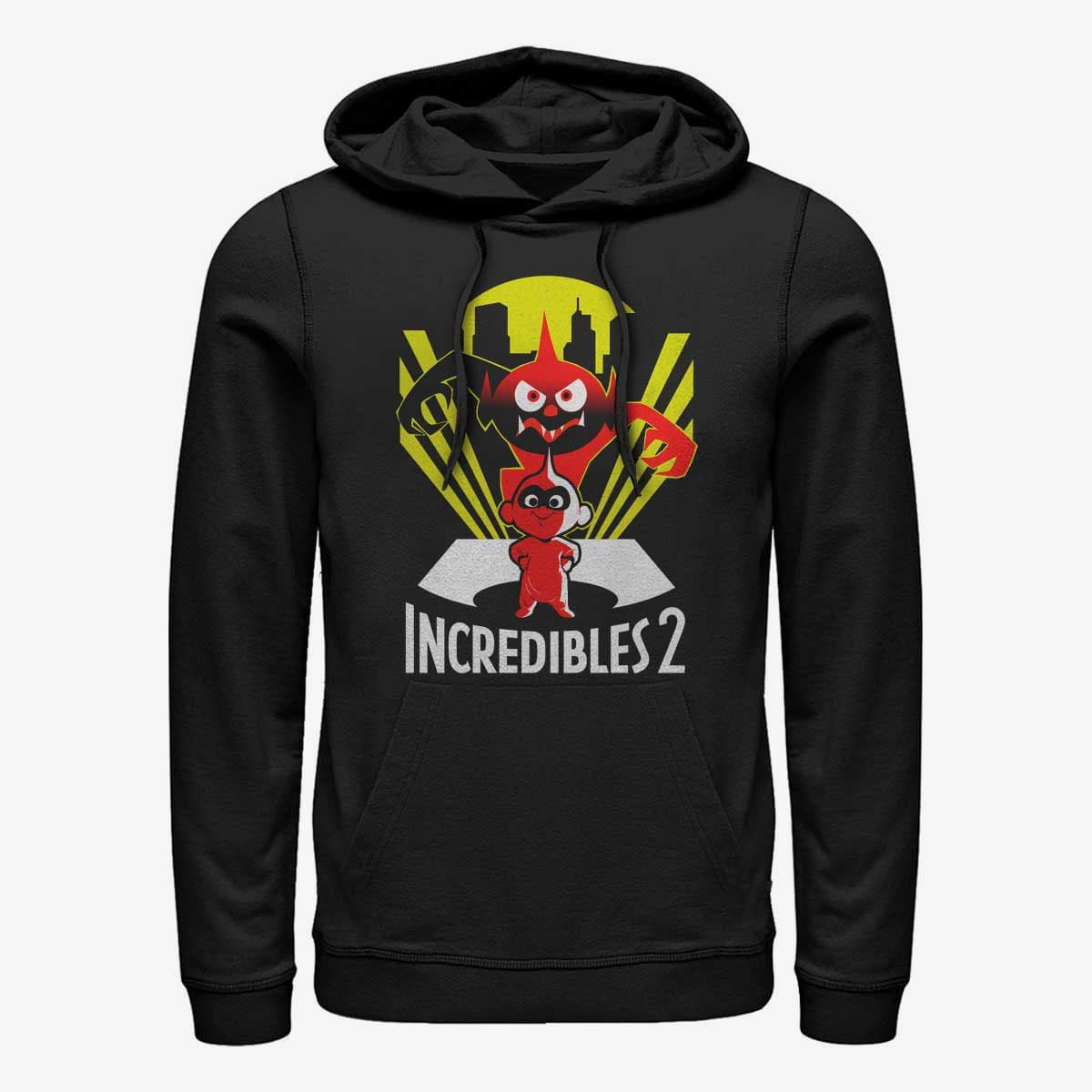 Hoodies and sweatshirts  Merch Pixar Incredibles 2 - Jack Jack Demon Unisex Hoodie Black