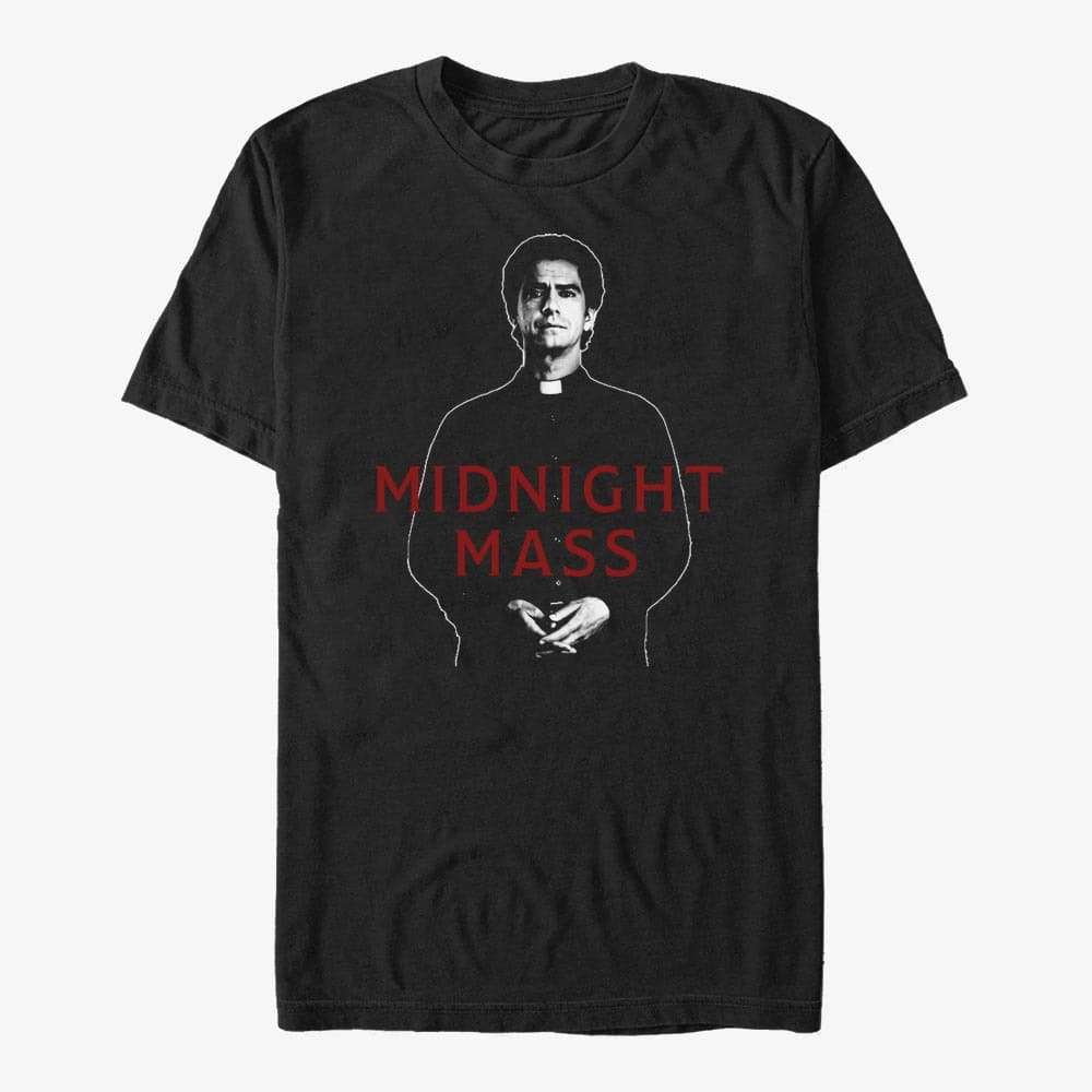T-shirts Merch Netflix Midnight Mass - Father Paul Unisex T-Shirt Black