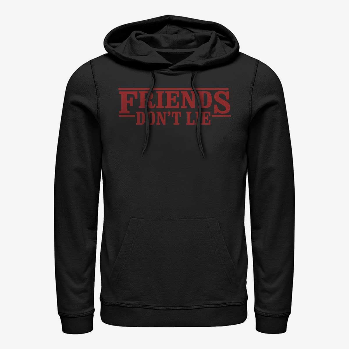 Felpe Merch Netflix Stranger Things - Friends Dont Lie Unisex Hoodie Black