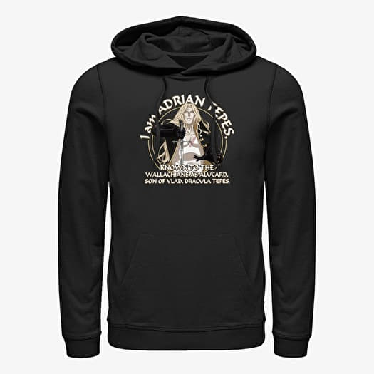 Sweatshirt Merch Netflix Castlevania - Adrian Tepes Known As Alucard Unisex Hoodie Black