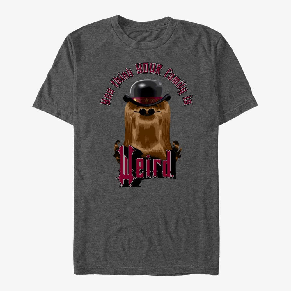 T-shirts Merch MGM The Addams Family - Weird Family Unisex T-Shirt Dark Heather Grey