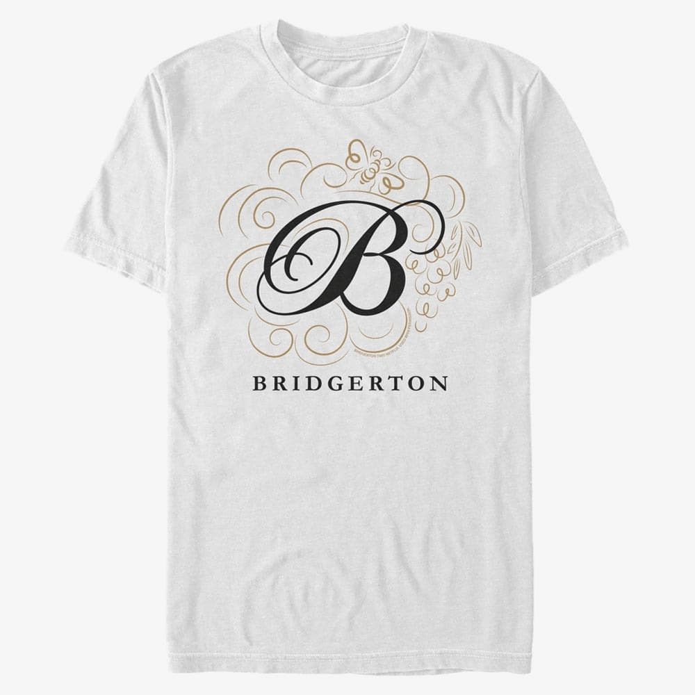 majice kratkih rukava Merch Netflix Bridgerton - Bridgerton B Unisex T-Shirt White