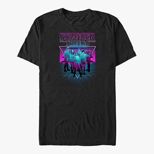 Tričko Merch Netflix Stranger Things - Neonn Group Unisex T-Shirt Black