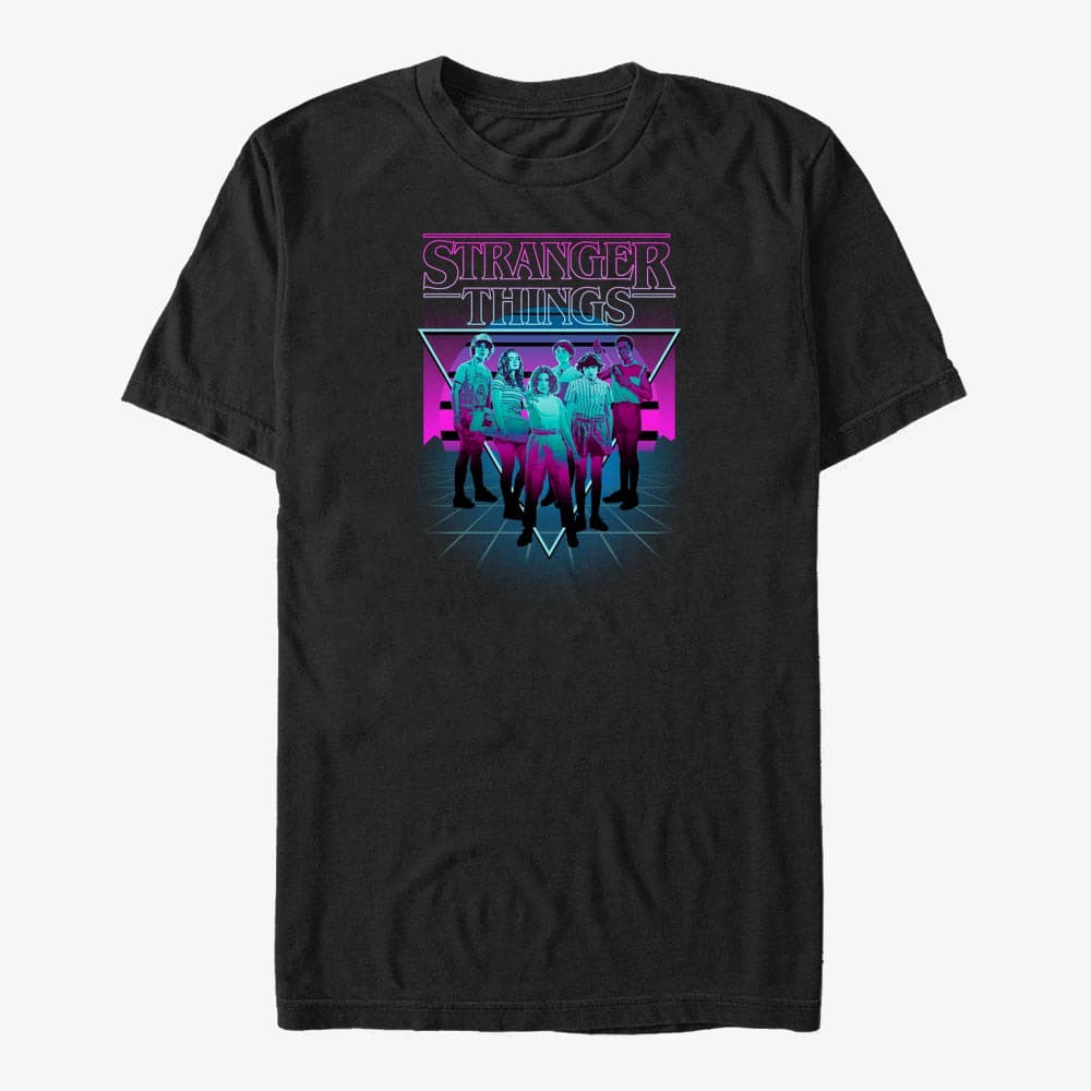 T-Shirts Merch Netflix Stranger Things - Neonn Group Unisex T-Shirt Black