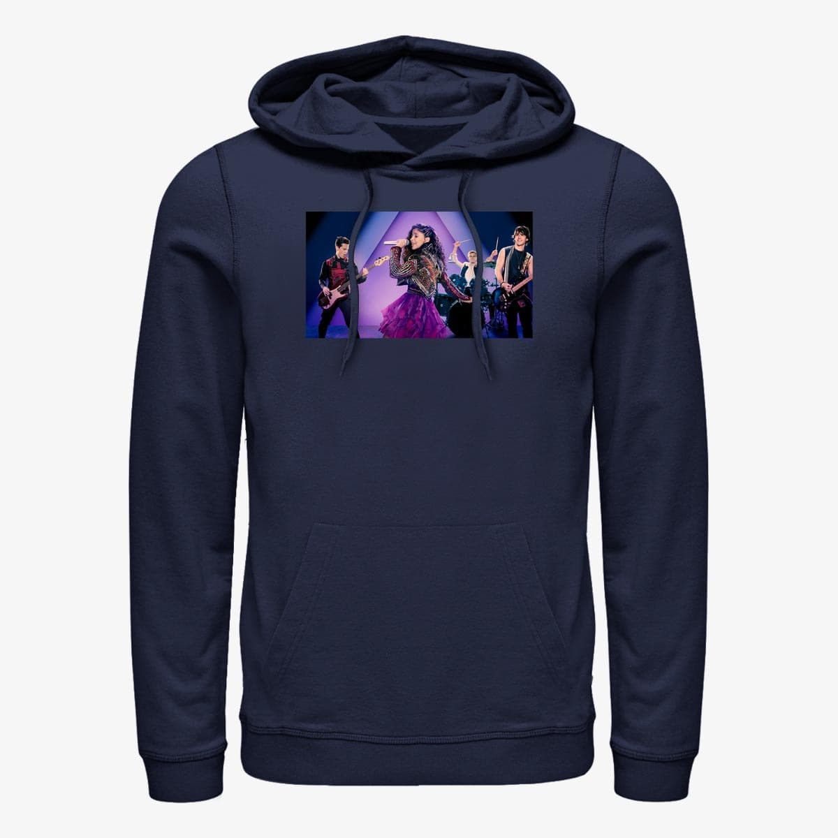 Hoodies and sweatshirts  Merch Netflix Julie And The Phantoms - Julie On Stage Unisex Hoodie Navy Blue