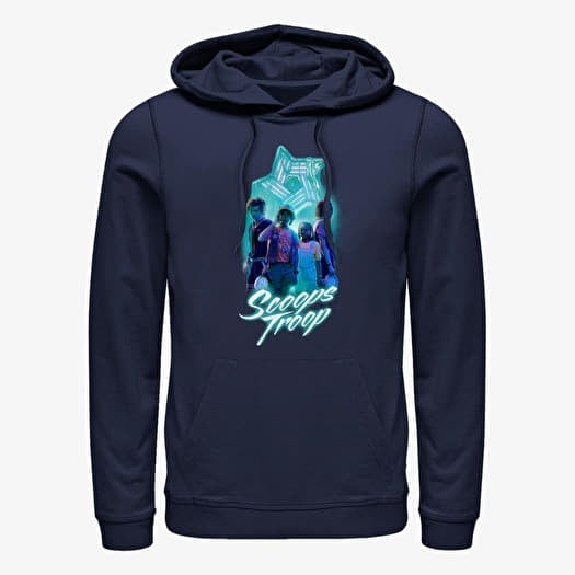 Sweatshirt Merch Netflix Stranger Things - Scoops Troop Unisex Hoodie Navy Blue