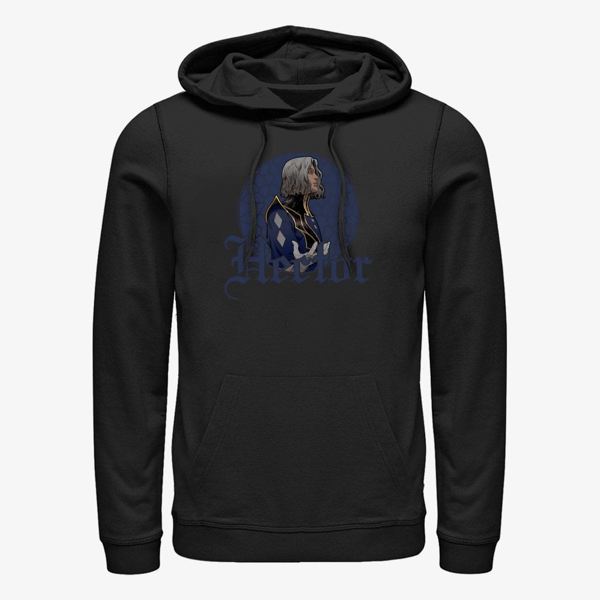 Hoodies and sweatshirts  Merch Netflix Castlevania - Stained Glass Hector Unisex Hoodie Black
