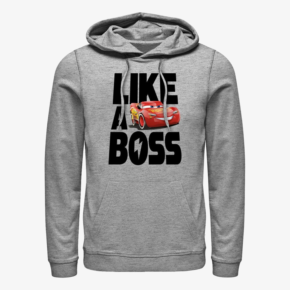 Felpe Merch Pixar Cars 3 - Boss McQueen Unisex Hoodie Heather Grey