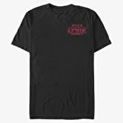 Merch Netflix Stranger Things - Upside Down Pocket Unisex T-Shirt Black