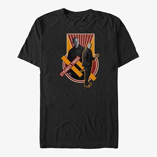 T-shirt Merch Netflix Stranger Things - Comrade Hopper Unisex T-Shirt Black