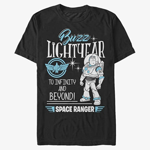 Тениска Merch Pixar Toy Story - Lightyear Laser Unisex T-Shirt Black