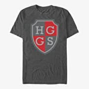 Merch Netflix Heartstopper - Harvey Greene Crest Unisex T-Shirt Dark Heather Grey