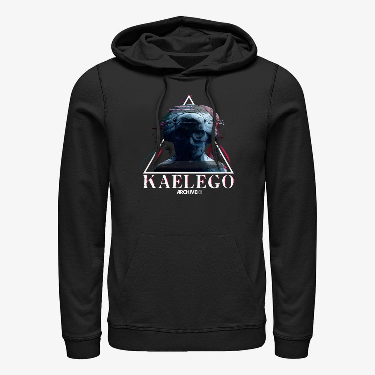 Sweatshirts Merch Netflix Archive 81 - KAELEGO TRIANGLE LOCKUP Unisex Hoodie Black