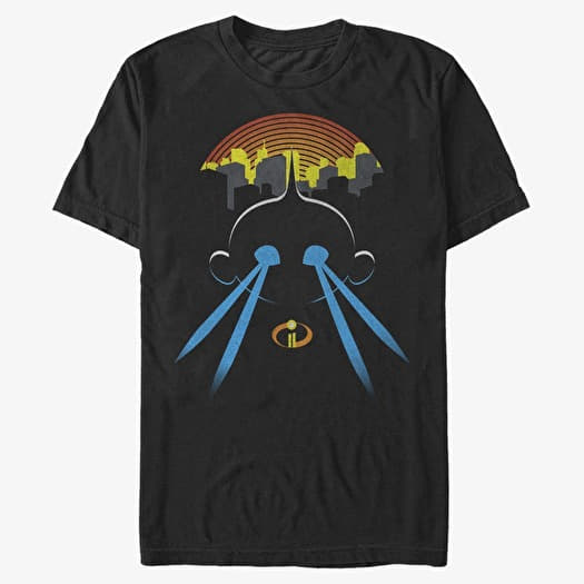 Tričko Merch Pixar Incredibles 2 - Lazer Eyes Unisex T-Shirt Black
