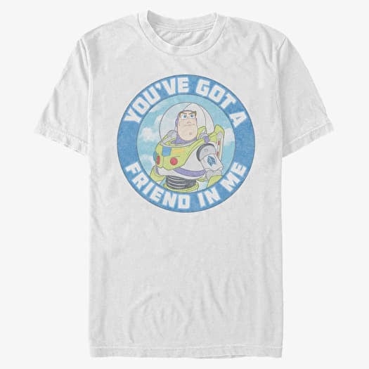 T-shirt Merch Pixar Toy Story - Buzz Friend Unisex T-Shirt White