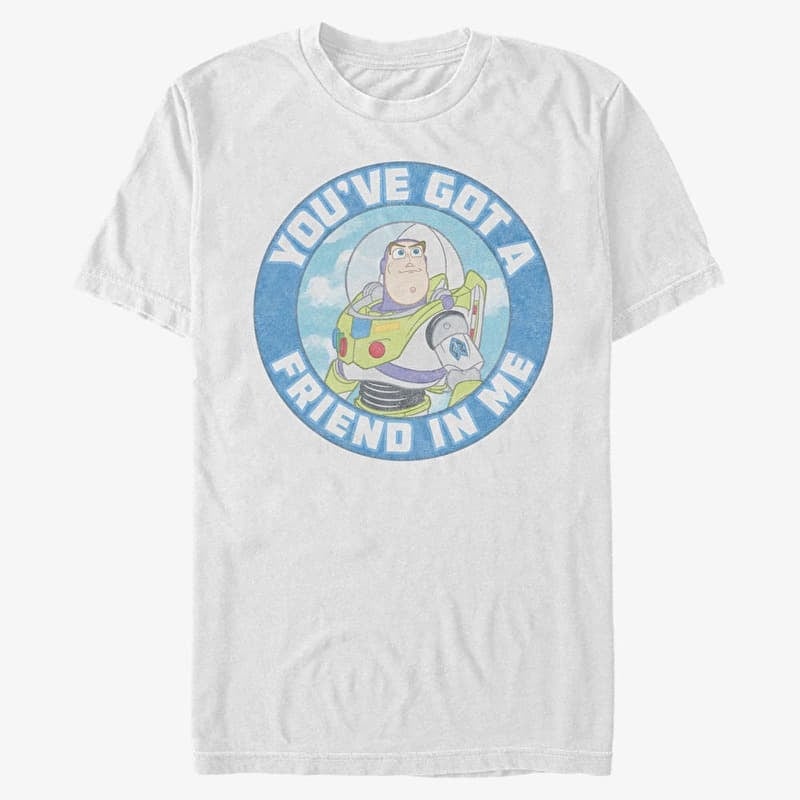 Merch Pixar Toy Story - Buzz Friend Unisex T-Shirt White