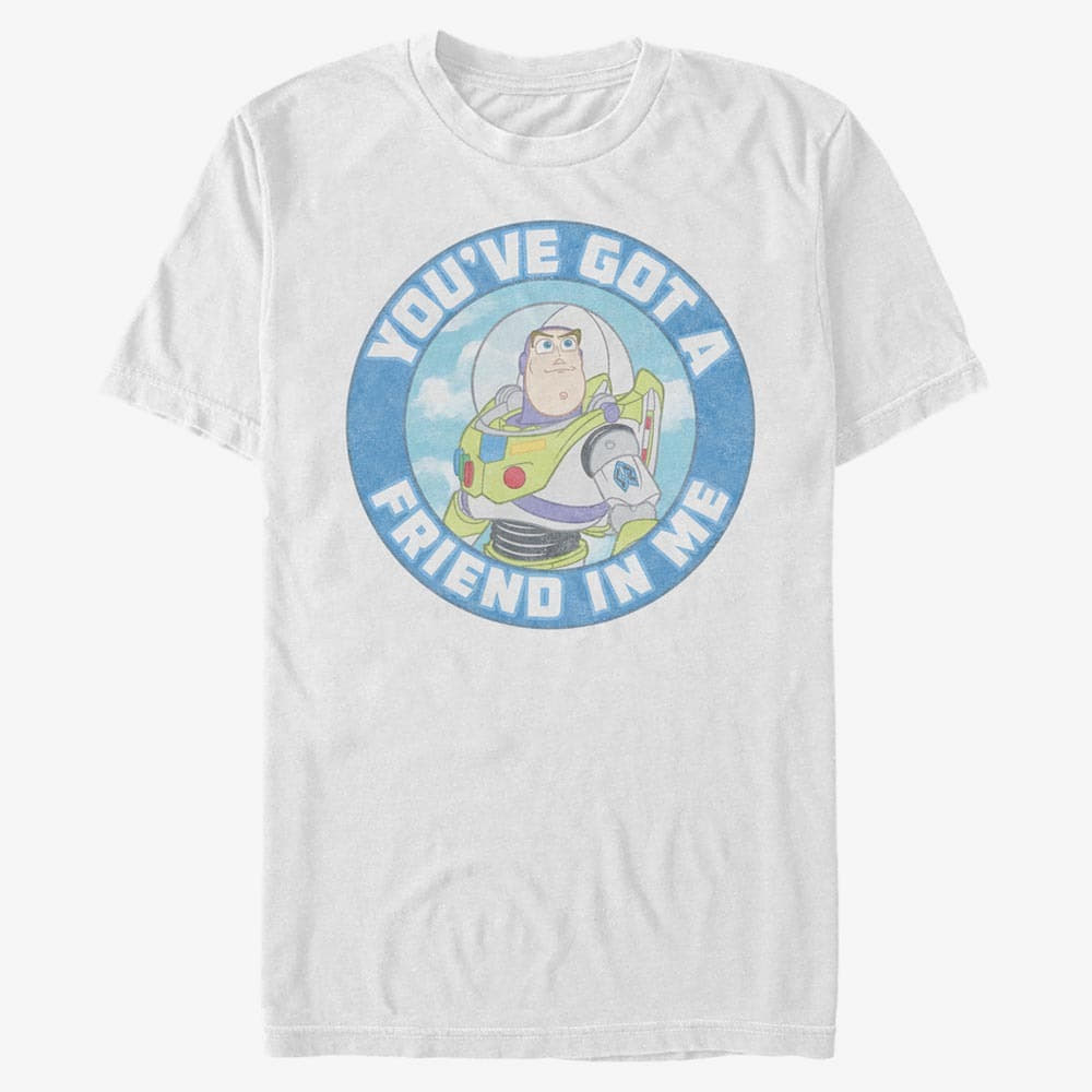 T-shirts Merch Pixar Toy Story - Buzz Friend Unisex T-Shirt White