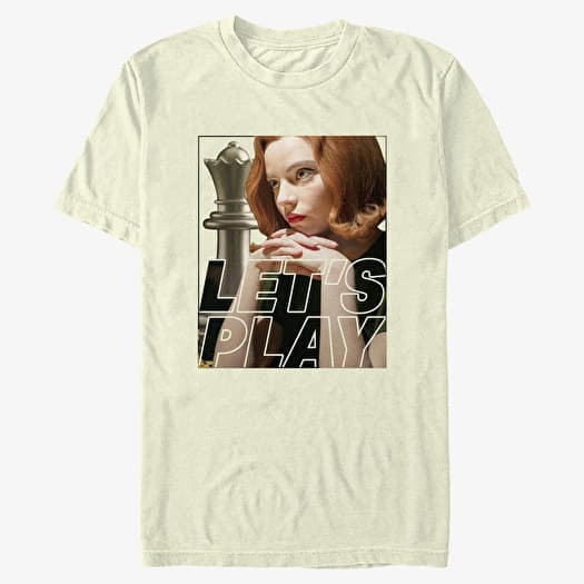 Tricou Merch Netflix The Queen's Gambit - Let's Play Unisex T-Shirt Natural