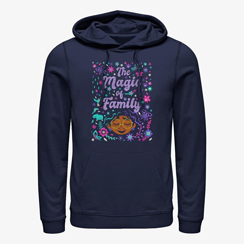 Kampsun Merch Pixar Disney Encanto - Magic Unisex Hoodie Navy Blue