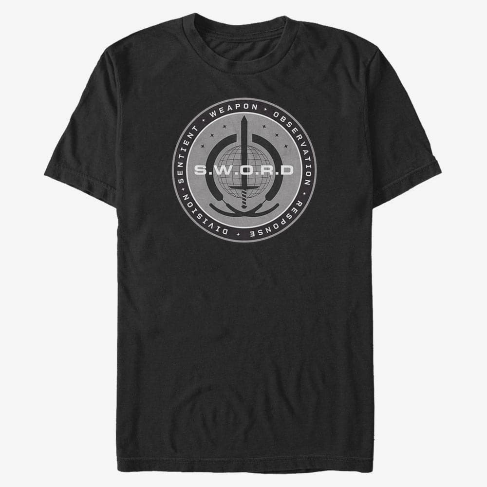 T-shirts Merch Marvel WandaVision - Sword Logo Unisex T-Shirt Black