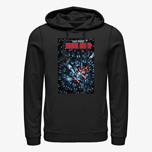 Sweat-shirt Merch Marvel Avengers Classic - Iron Man Unisex Hoodie Black