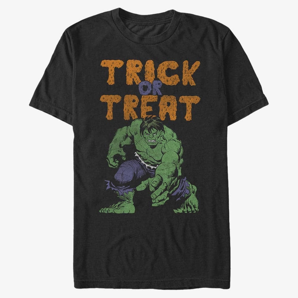 T-shirts Merch Marvel Avengers Classic - Hulk Treats Unisex T-Shirt Black